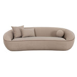 Jenny - Faux Mohair Sofa - Taupe