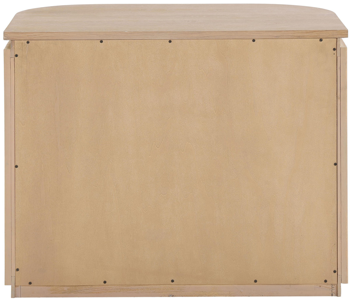 Astrid - Solid Wood And Oak Veneer Nightstand