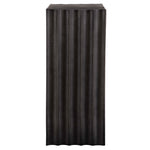 In The Groove - Aluminum Accent Table - Black