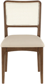Atrium - Upholstered Seat Dining Chair With Brushed Brown Base (Set of 2)