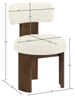 Atelier - Vegan Leather Upholstered Dining Chair (Set of 2) - Painted Brown Frame
