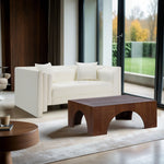 Everett - Vegan Leather Upholstered Loveseat
