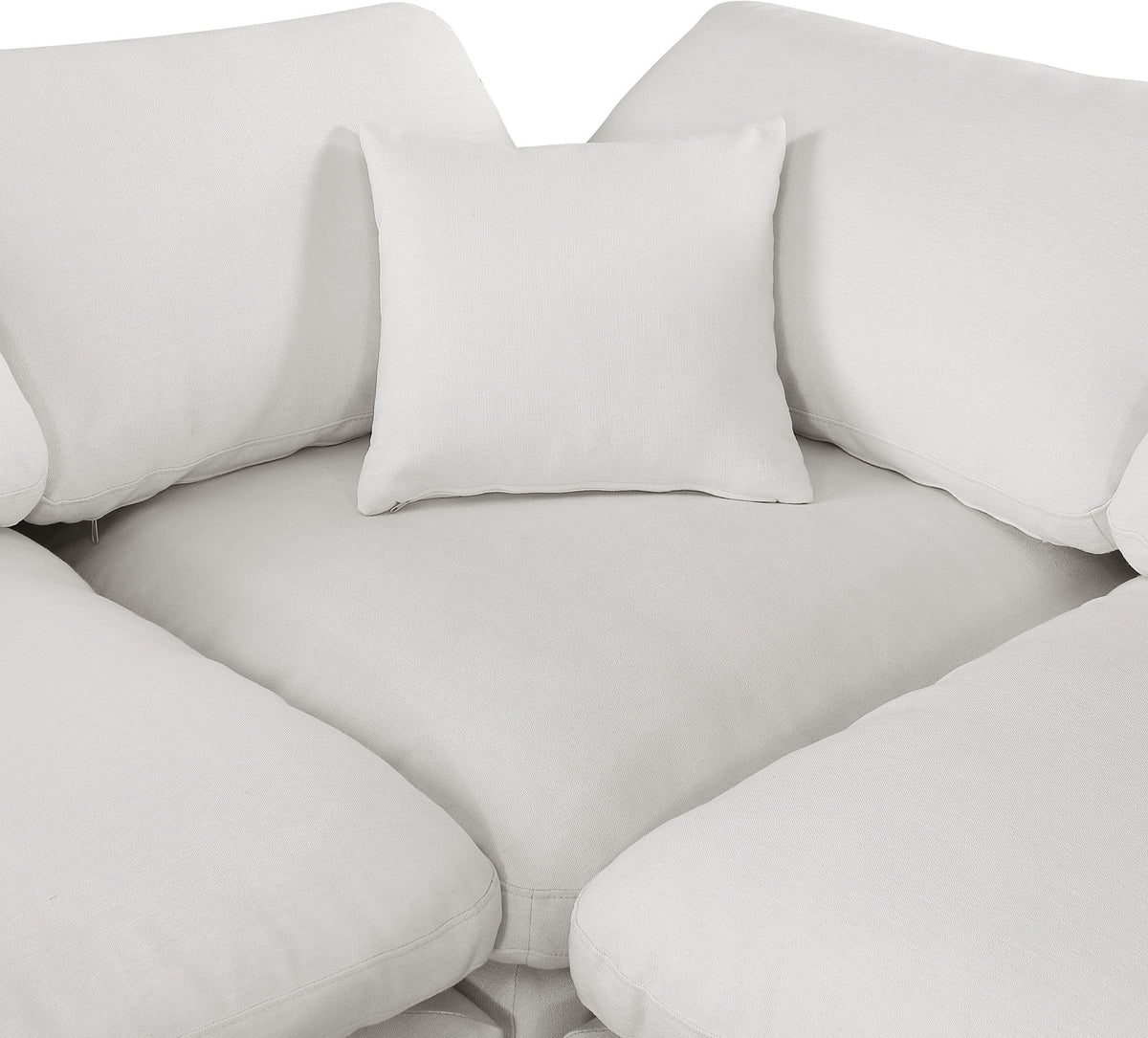 Comfy - 7 Piece Linen Modular Corner Sectional
