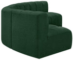 Arc - Boucle Fabric 5 Piece U-Shaped Modular Sofa
