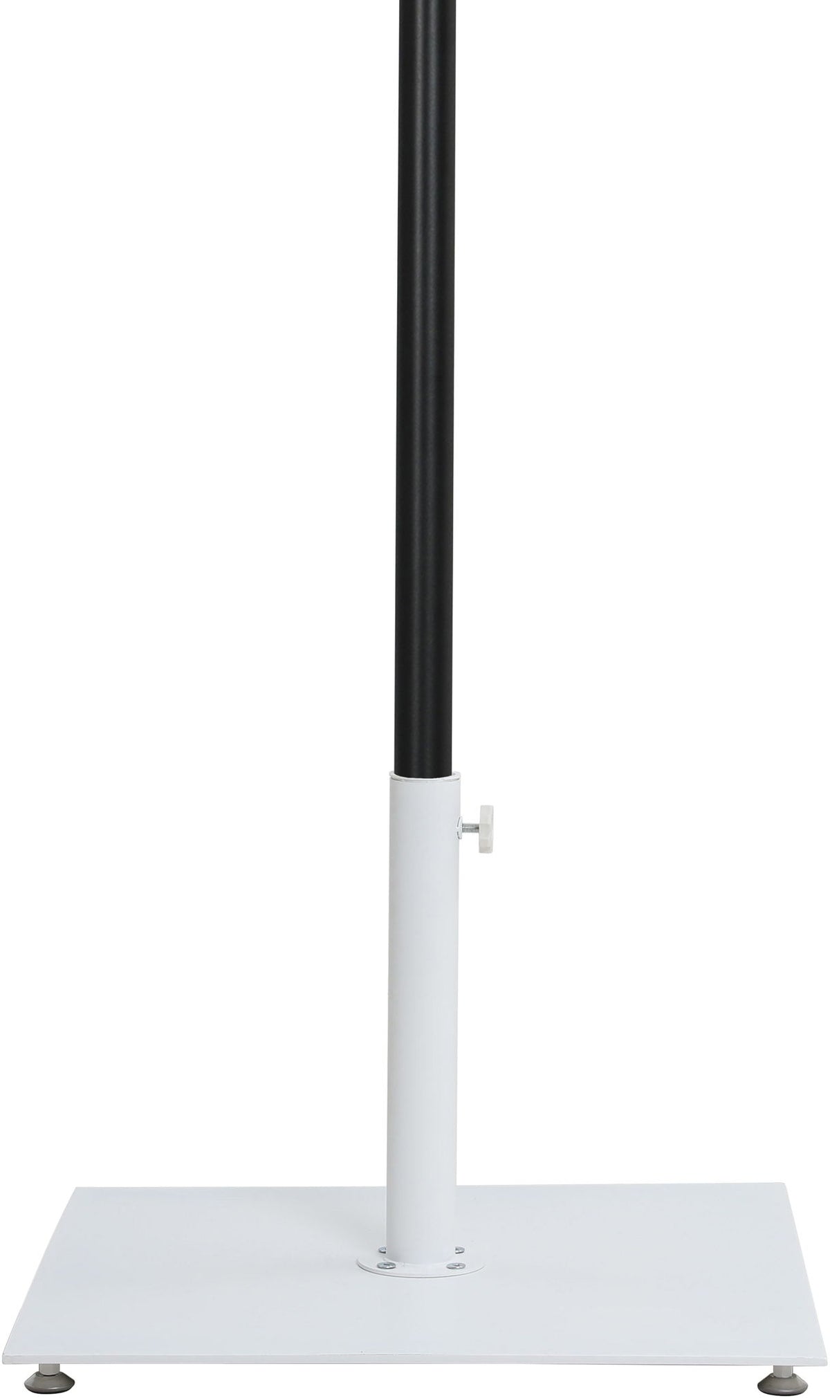 Fiji - Aluminum Patio Umbrella With Square White And Black Base