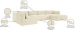 Shaggy - 5 Piece Modular U-Shaped Sectional