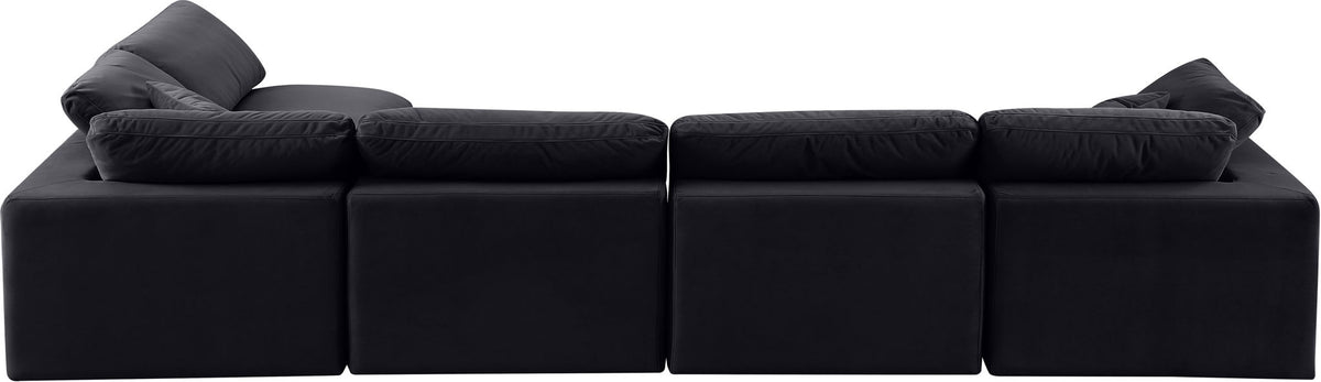 Comfy - 5 Piece Velvet Modular Sectional