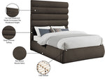 Adam - Boucle Fabric Bed With 70.5" Headboard