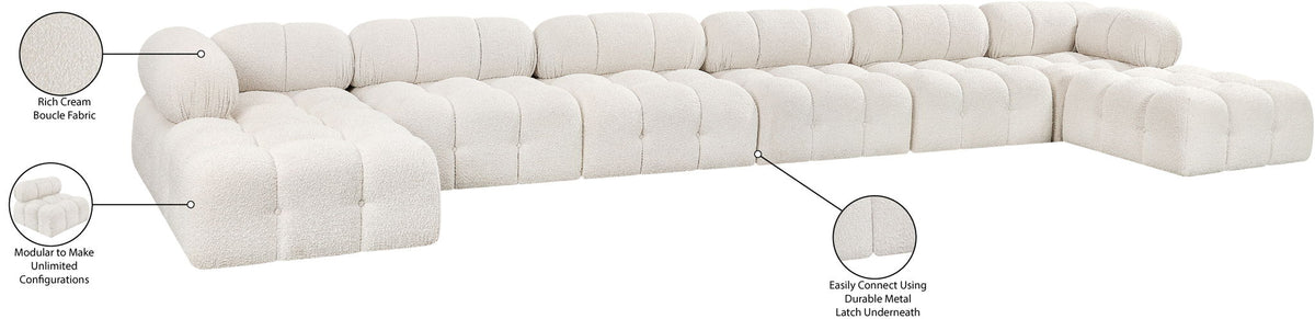 Ames - 8 Piece Fabric Modular Sectional