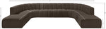 Arc - Boucle Fabric Modular Sectional