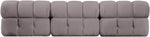 Orin - Velvet 3 Piece Modular Sofa