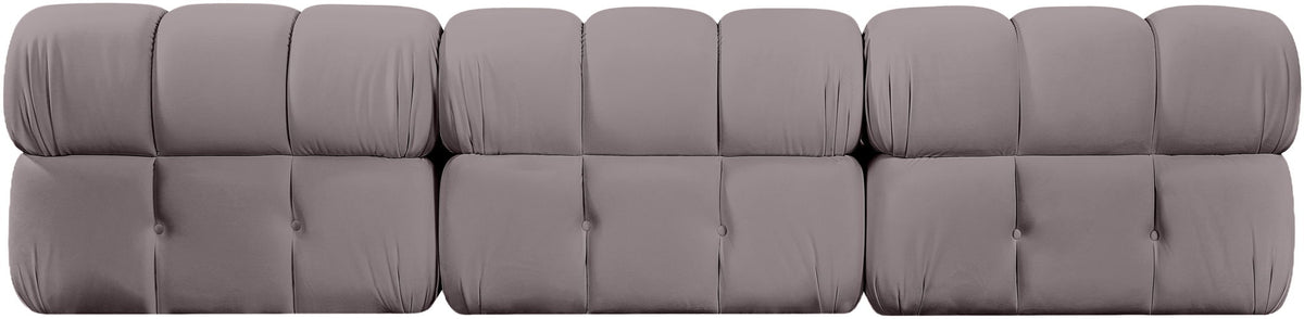 Orin - Velvet 3 Piece Modular Sofa