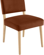 Varinelle - Velvet Dining Chair (Set of 2) - Natural Frame