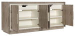 Serenity - Tulum Media Storage Cabinet - Gray