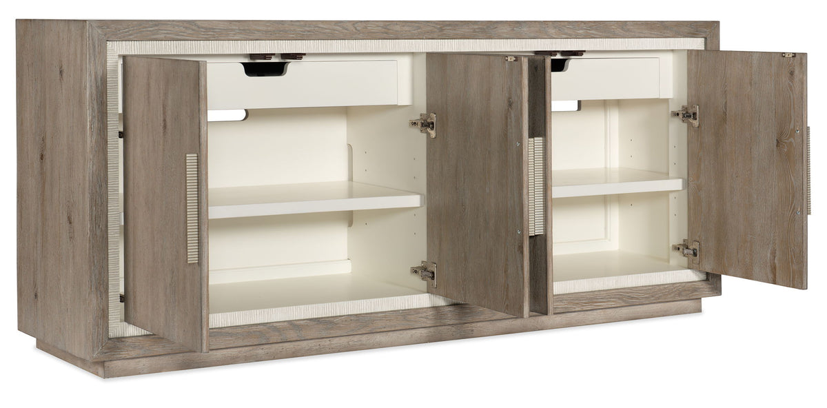 Serenity - Tulum Media Storage Cabinet - Gray
