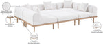 Laguna - 6 Piece 142" Outdoor Patio Modular Sectional