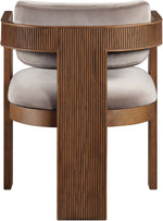 Sacha - Velvet Dining Chair With Brown Base (Set of 2)