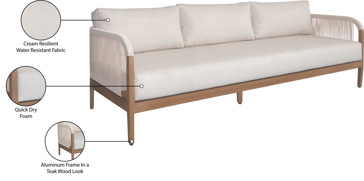 Maui - Water Resistant Outdoor Patio Sofa