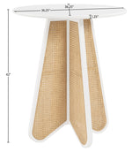 Butterfly - Solid Wood And Natural Cane Table