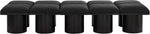 Pavilion - 10 Piece Modular Bench With Black Base