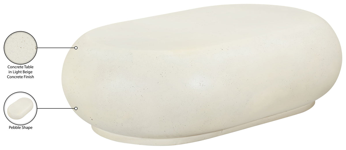 Pebble - Concrete And Fiberglass Coffee Table