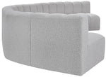 Arc - Boucle Fabric 7 Piece U-Shaped Modular Sofa