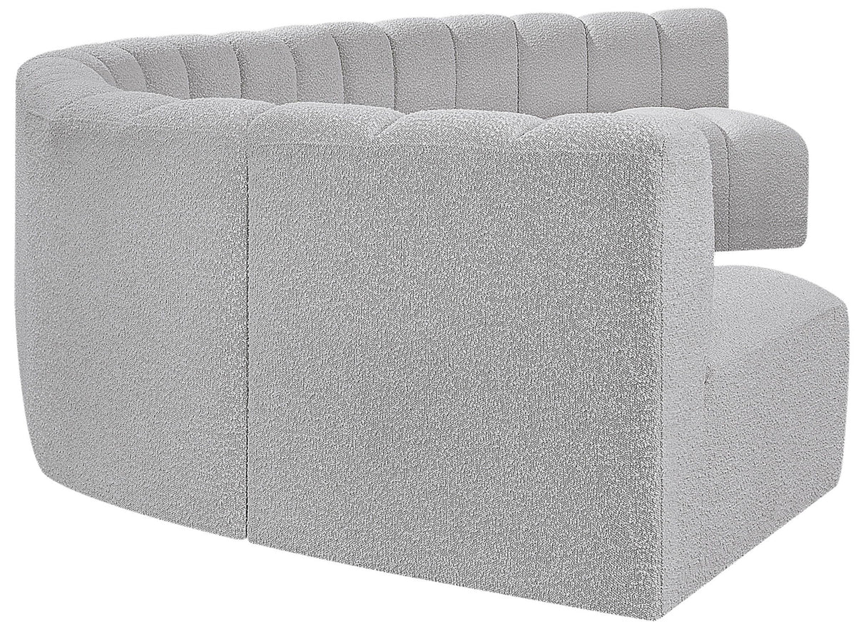 Arc - Boucle Fabric 7 Piece U-Shaped Modular Sofa