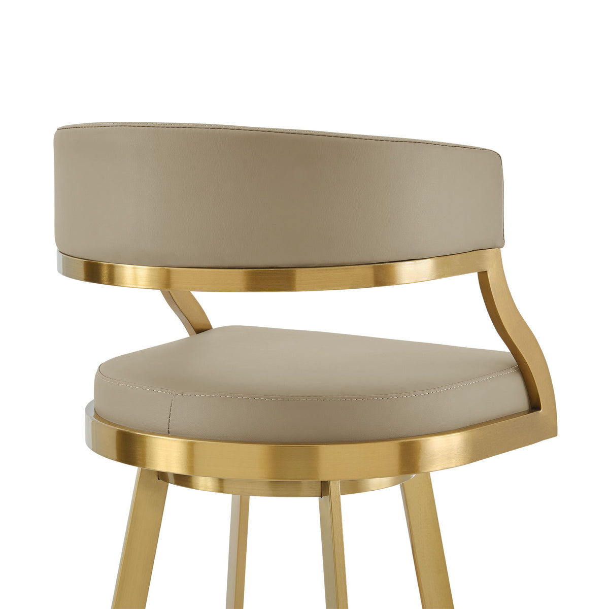 Saturn - Bar Height Bar Stool - Gold