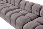 Orin - Velvet 5 Piece Modular Sectional