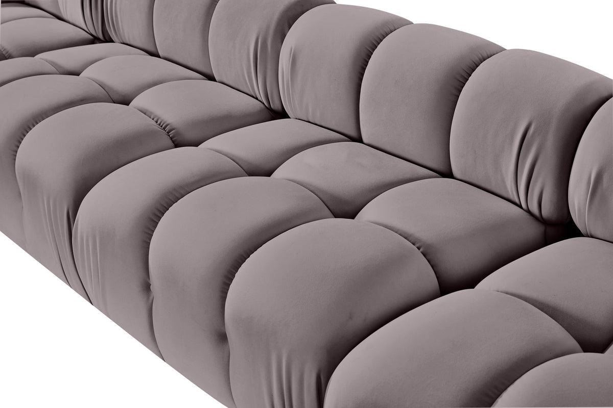 Orin - Velvet 5 Piece Modular Sectional