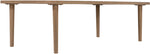 Laguna - Aluminum Outdoor Patio Coffee Table - Natural