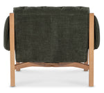 CC - Kerns Accent Chair - Dark Gray / Light Brown