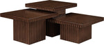 Spencer - Oak Veneer 3 Piece Coffee Tabl