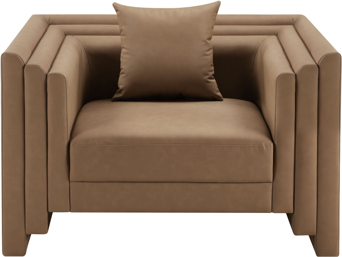Everett - Vegan Leather Upholstered Chair