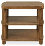 Melange - Romano End Table - Light Brown