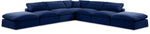 Comfy - 7 Piece Velvet Modular Corner Sectional