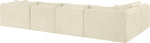 Shaggy - 5 Piece Modular U-Shaped Sectional