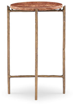Melange - Joie De Vivre Spot Table - Red / Gold