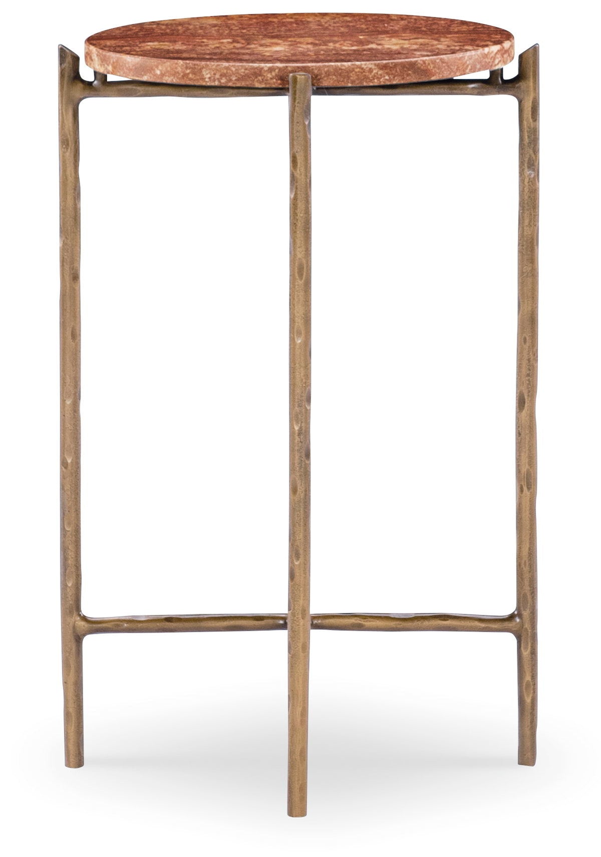Melange - Joie De Vivre Spot Table - Red / Gold