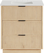 Willard - Engineered Stone And Solid Wood Bathroom Vanity