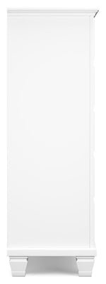 Fortman - Five Drawer Chest - White
