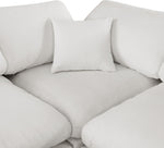 Comfy - 6 Piece Linen Modular Double Chaise Sectional