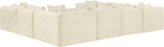 Shaggy - 8 Piece Modular U-Shaped Sectional