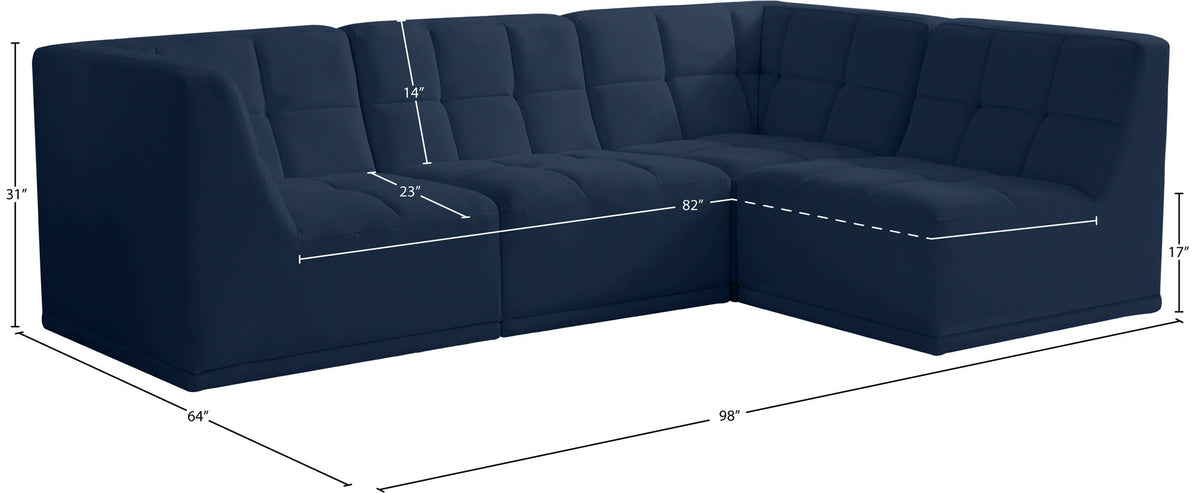 Relax - 4 Piece Modular Sectional