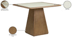Atrium - Glass Top And Wood Base Dining Table