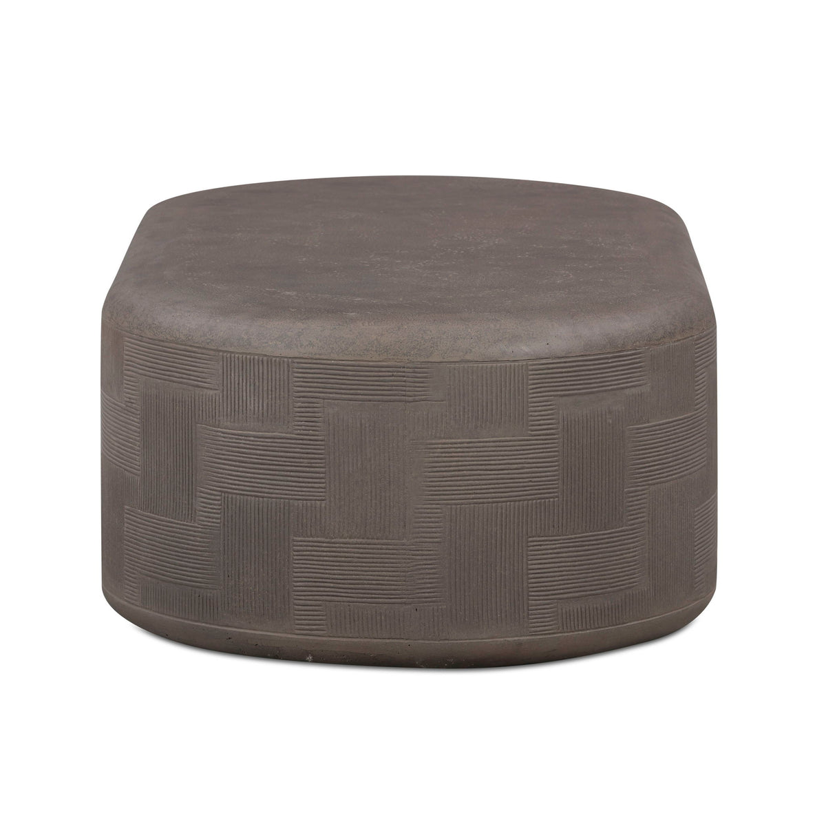 Suraya - Concrete Rounded Coffee Table