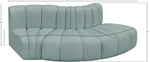 Arc - Faux Leather 3 Piece Modular Sofa