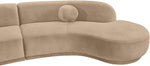 Avra - 146" Velvet Performance Fabric Upholstered Sectional