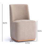 Melissa - Rolling Dining Chair