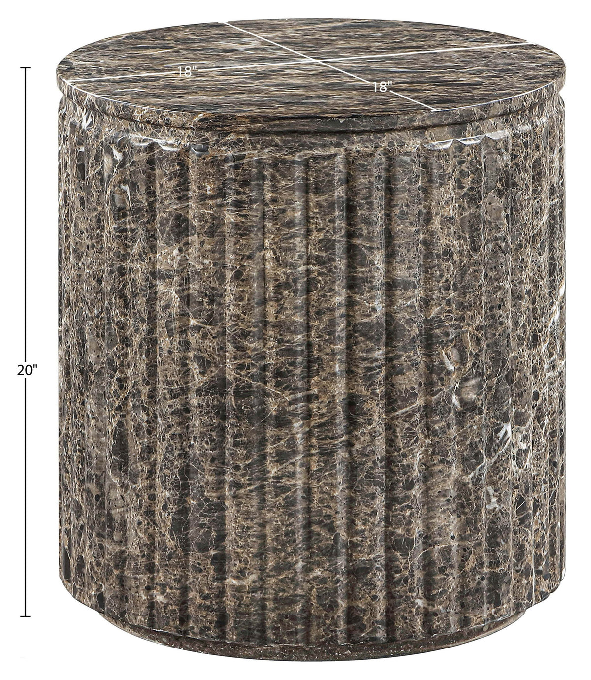 Catania - Concrete Indoor/Outdoor End Table